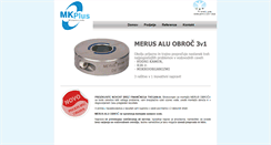 Desktop Screenshot of mkplus.si